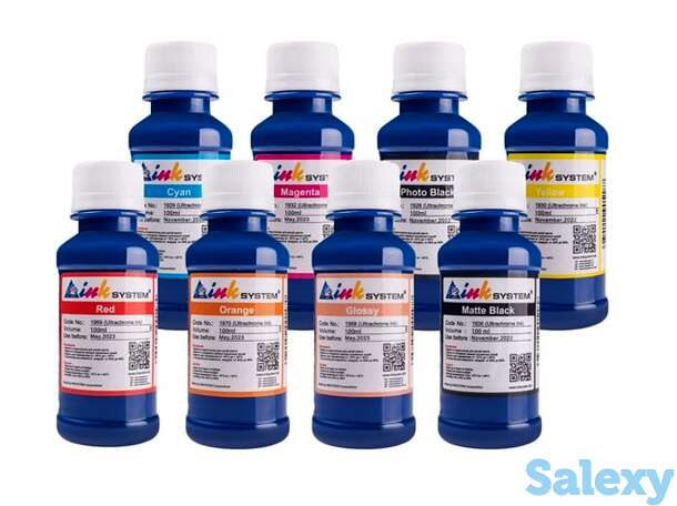 Комплект ультрахромных чернил inksystem для epson r1900 100 мл. (8 цветов), фотография 1