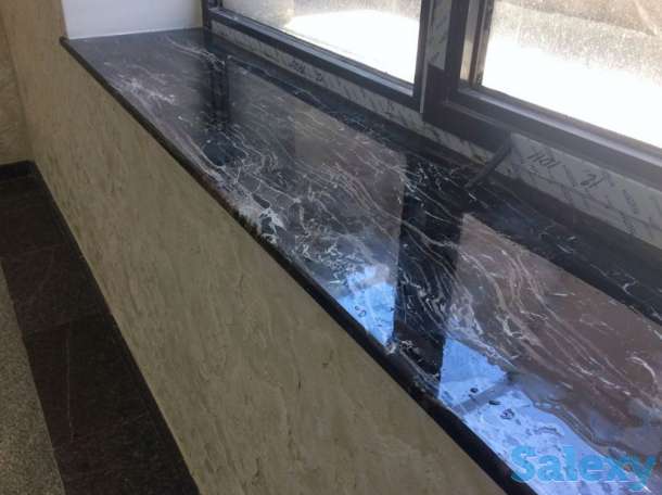 Подоконник из мрамора, гранита. Замер Бесплатно!, фотография 2