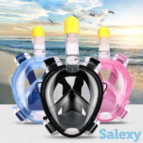 Маска для снорклинга с креплением для GoPro (оптом и в розницу), фотография 1