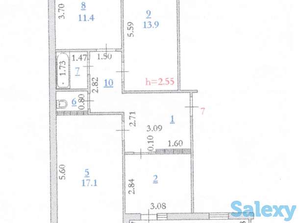 Продается 3-х комнатная квартира, фотография 1