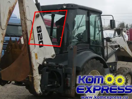 6099765M91 Стекло заднее верхнее Terexelite, фотография 1