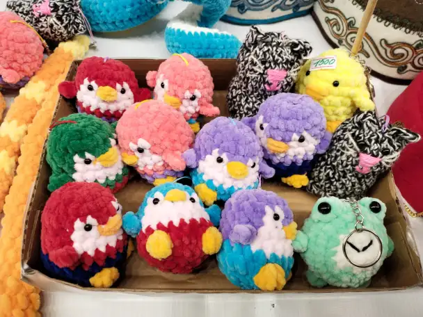 Вязанные брелки, фотография 5