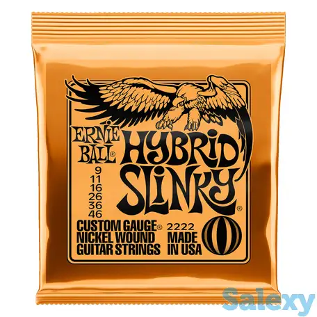 Струны для электрогитары ernie ball hybrid slinky p02222, фотография 1