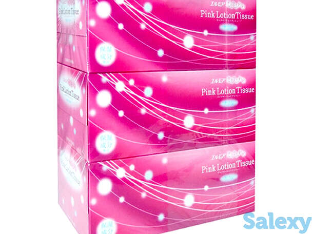 Салфетки для лица ellemoi kami shodji pink (3х180 шт.), фотография 1