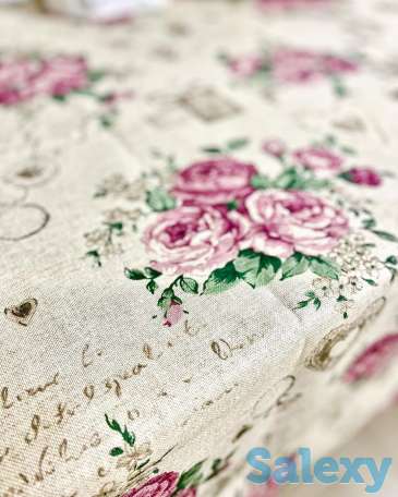 Винтажная итальянская скатерть Лэттера с тефлоновым покрытием, фотография 4