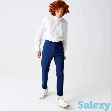 Мужские брюки lacoste slim fit, фотография 1