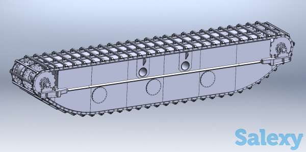 Запчасти на экскаваторную понтонную ходовую, фотография 1