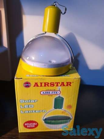 Cолнечный фонарик светодиодный фонарь топ качество с защитой от дождя, фотография 1