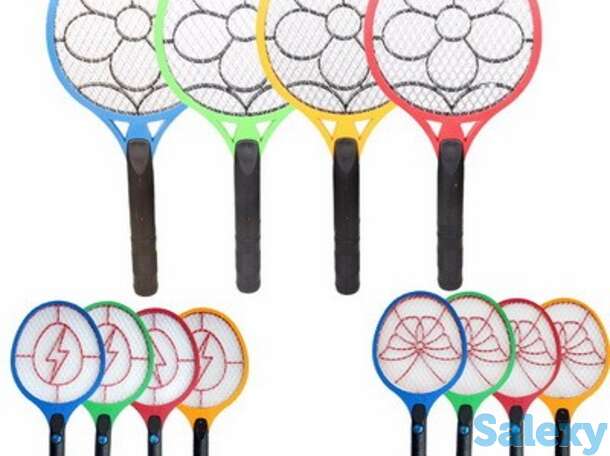 Мухобойка электрическая на батарейках большая, фотография 1