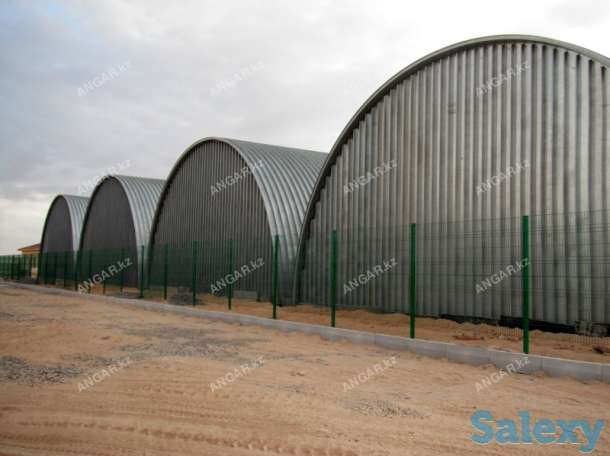 Строительство и монтаж арочных ангаров в г. Уральск, фотография 2