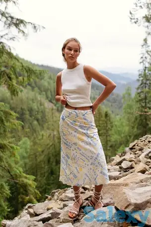 Летящая шелковая юбка, фотография 1