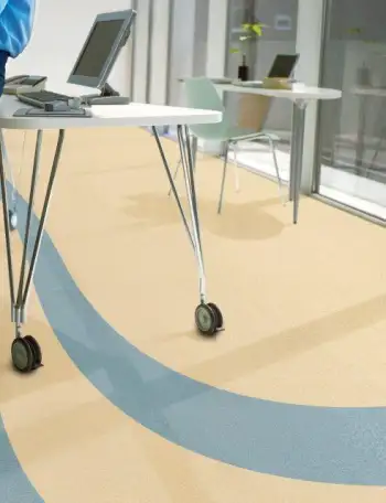 Коммерческий гетерогенный профессиональный линолеум LG. Коммерческое напольное покрытие КМ2, фотография 5