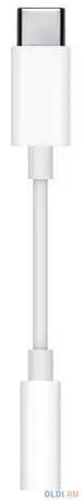 Адаптер type-c apple mu7e2zm/a круглый белый, фотография 1