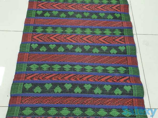 Циновка коврик для дома, ковровая дорожка маленькие красная узоры 90 на 180 cm, фотография 3