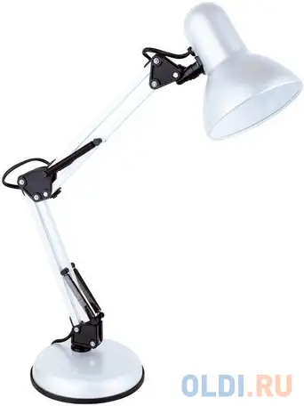 Светильник настольный lucia юниор (465-w) на подставке e27 белый, фотография 1