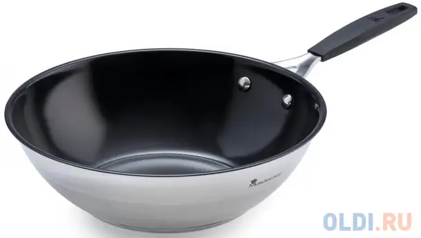 Сковорода-вок bergner bgeu-3770 28 см алюминий, фотография 1