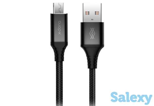 Кабель x-doria x-speed micro-usb cable. черный, фотография 2