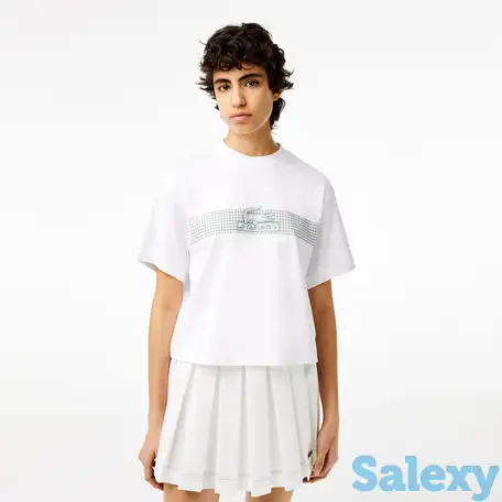 Женская футболка lacoste оversize, фотография 1