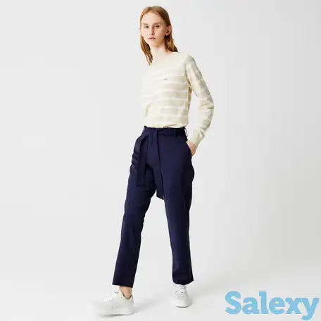 Женские брюки lacoste с поясом, фотография 1