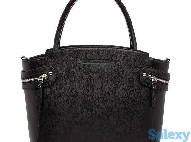 Кожаная женская сумка hacket black, фотография 1