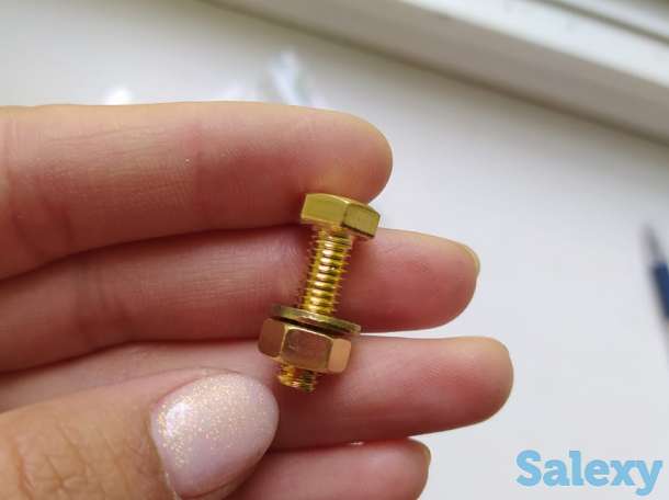 Гайки латунные шестигранные DIN 934, фотография 2