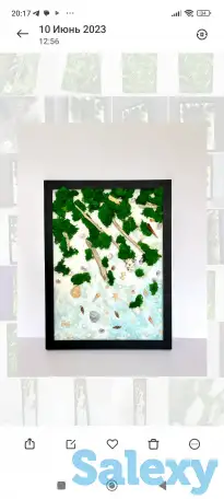 Картина из стабилизированного мха, фотография 4