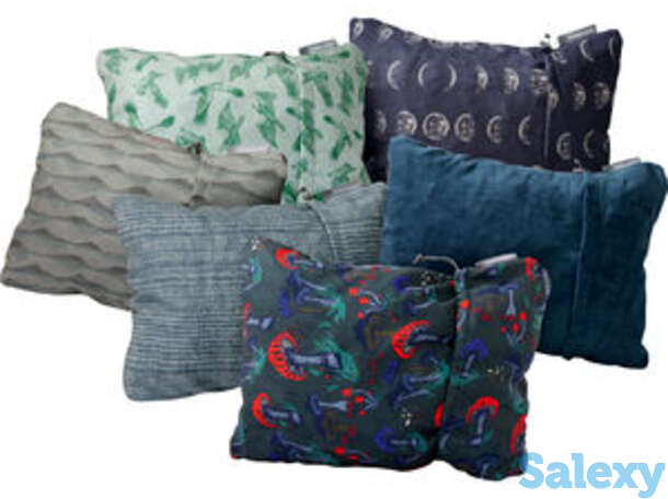 Подушка therm-a-rest compressible pillow medium funguy print, фотография 1
