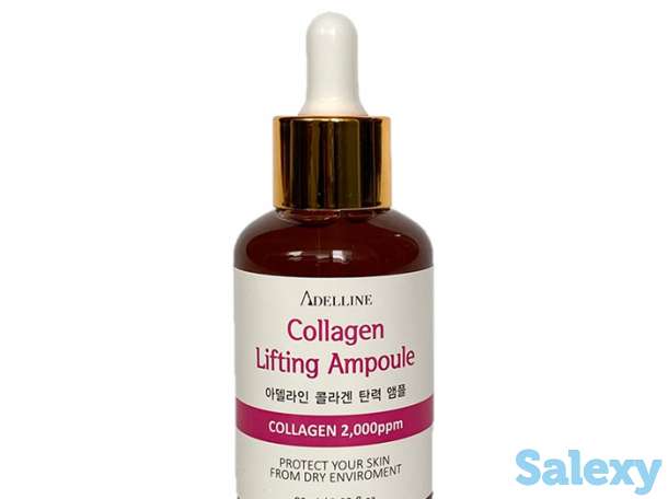 Сыворотка для лица adelline collagen lifting ampoule, фотография 1