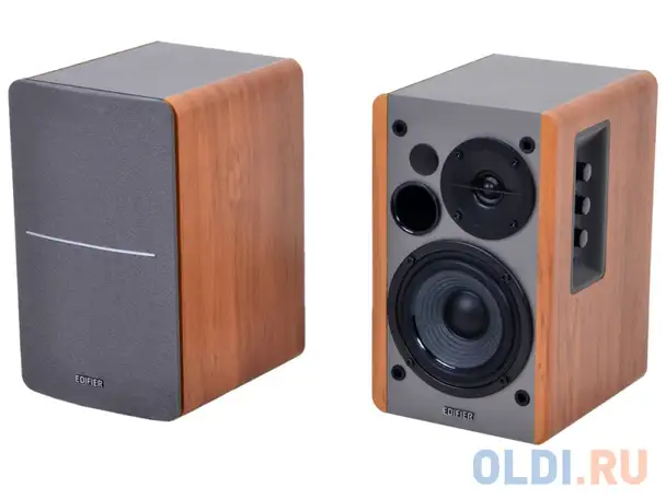 Колонки edifier r1280t silver-brown <2.0, 21wx2, rms, фотография 1