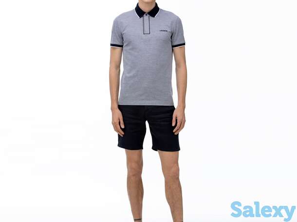 Мужские шорты- бермуды lacoste из льна, фотография 1