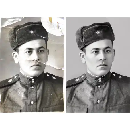 Реставрация фотографий Восстановление фото Алматы, фотография 7