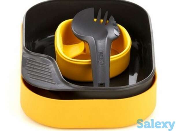 Набор посуды wildo camp-a-box light lemon, фотография 1