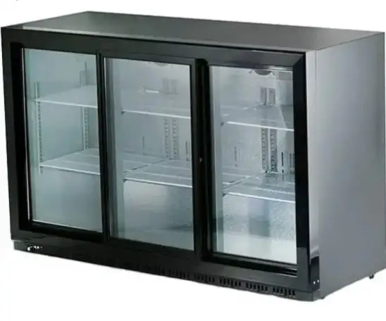 Холодильный шкаф Hurakan HKN-DB335S предназначен для охлаждения и кратковременного хранения различных напитков на предпр, фотография 1