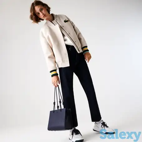 Женская сумка через плечо lacoste chantaco из матовой кожи  с, фотография 1