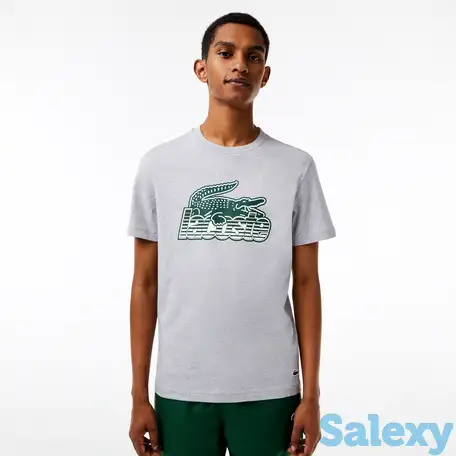 Мужская хлопковая футболка lacoste, фотография 1