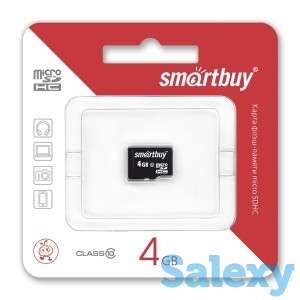 Продам Карта памяти MicroSD Smartbuy 4GB (class 4) оптом от 30шт., фотография 1