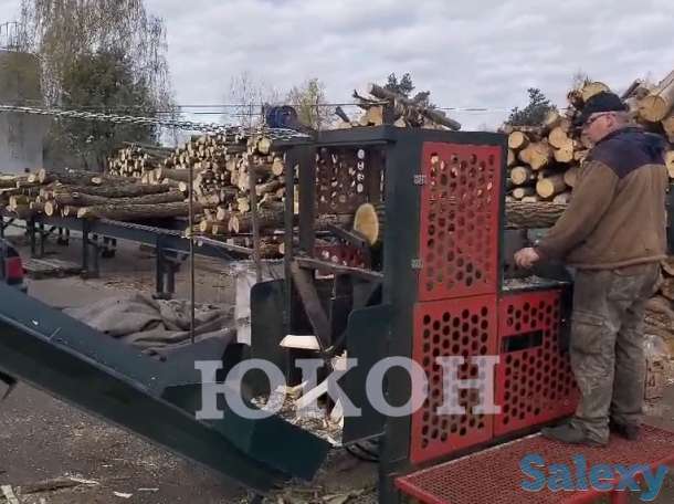 Пилоколун — комплекс для заготовки дров с подающей эстакадой бревен, фотография 1