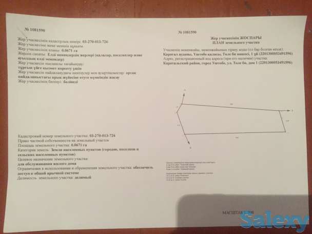 Частный дом, Г Уштобе , ул Толе Би 1, фотография 2