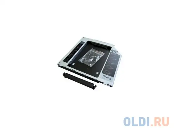 Адаптер оптибей 9,5 mm espada ss95 (optibay, hdd caddy) sata/minisata (slimsata), фотография 1