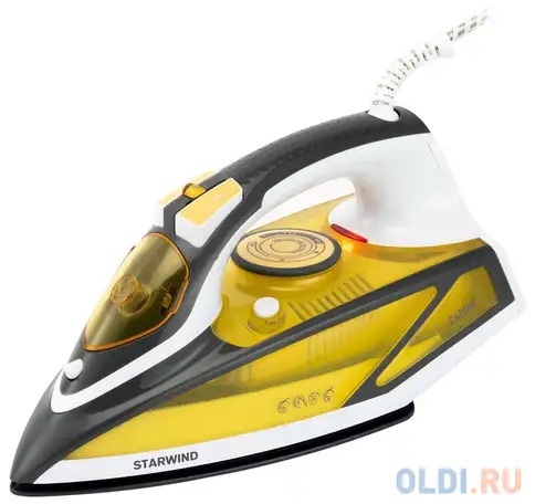 Утюг starwind sir2447 2400вт жёлтый, фотография 1