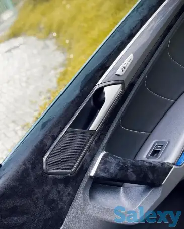 Черная самоклеящаяся алькантара, фотография 6