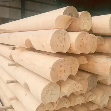 Оцилиндрованное бревно, фотография 1