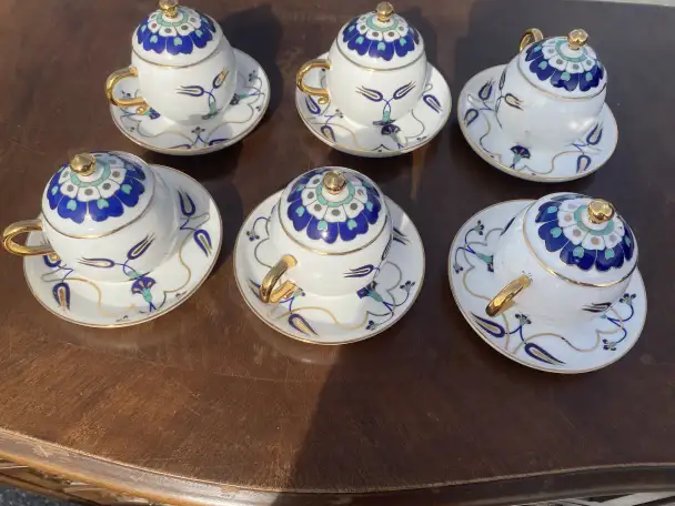 Изысканный порционный фарфоровый сервиз, фотография 7