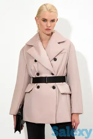 Куртка с контрастным поясом-стропой vassa&co, фотография 1