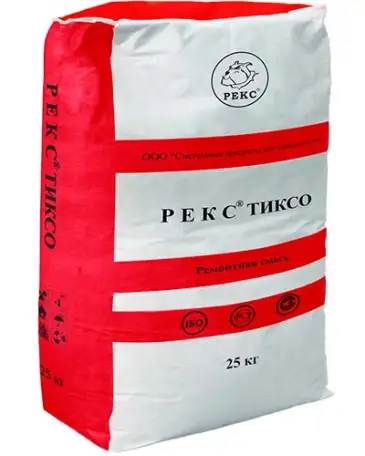 Тиксо - безусадочная фиброармированная тиксотропная цементная смесь для ремонта и выравнивания бетонных поверхностей, фотография 1