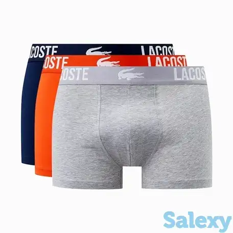 Мужское нижнее бельё lacoste 3 шт., фотография 1