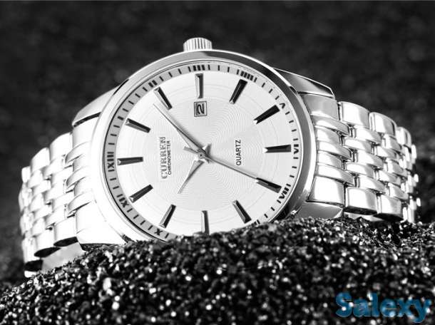 Кварцевые наручные часы Curren Chronometer, новые, в подарочной упаковке, фотография 3