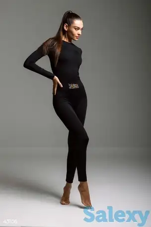 Термо леггинсы с принтом 