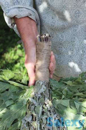 Премиальный банный Яр веник - канадский дуб с мятой, фотография 4