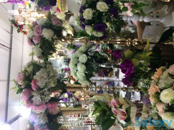 Искусственное озеленение/фитостена/искусственные цветы/мох, фотография 5